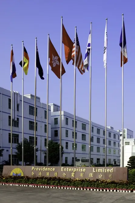 providence flags in front of hq